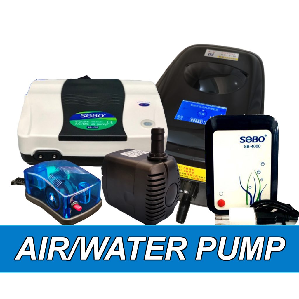 sobo, jinluo, resun, air pump, water pump, powerhead, ac dc pump