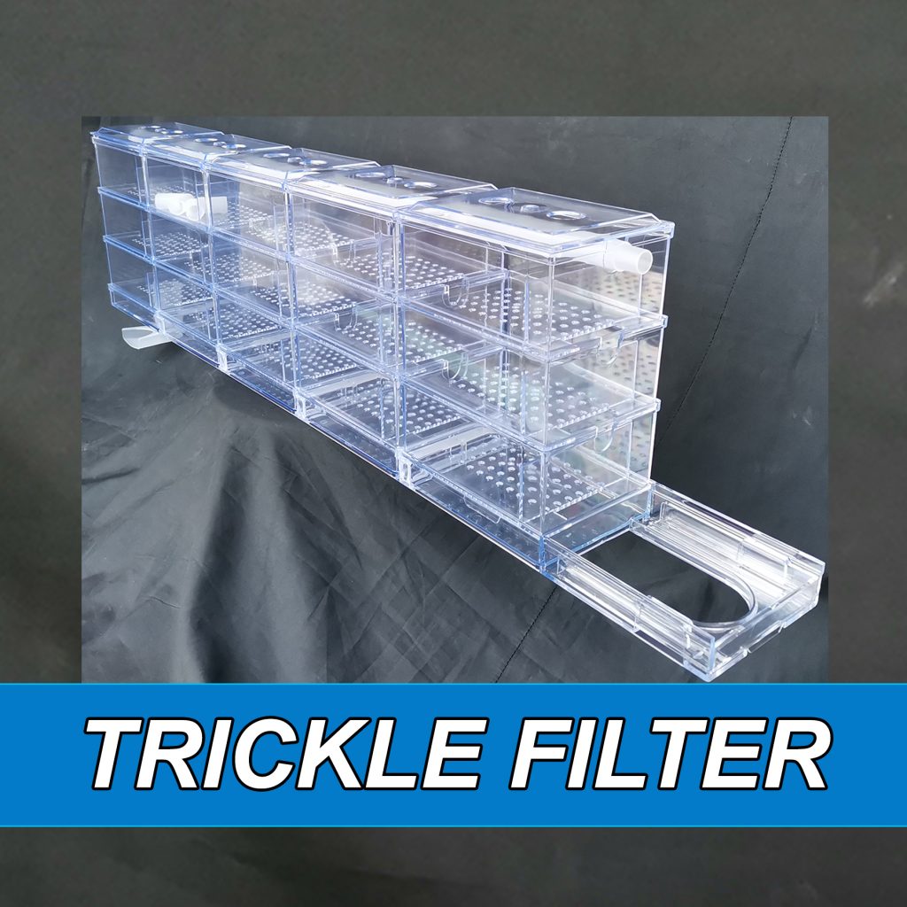 trickle filter, sump